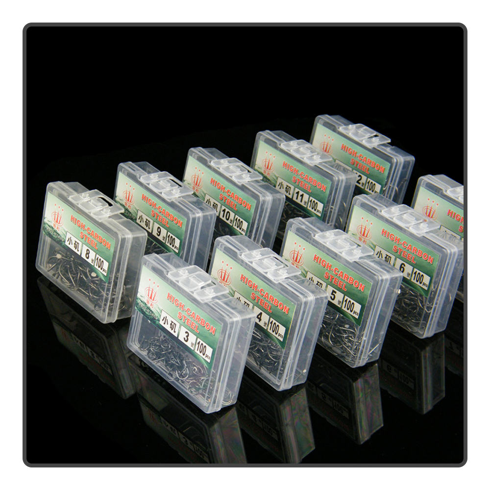 100 Pcs/Box KOISO Fish Hooks W - Fishing Hook Assortment のレビューと価格