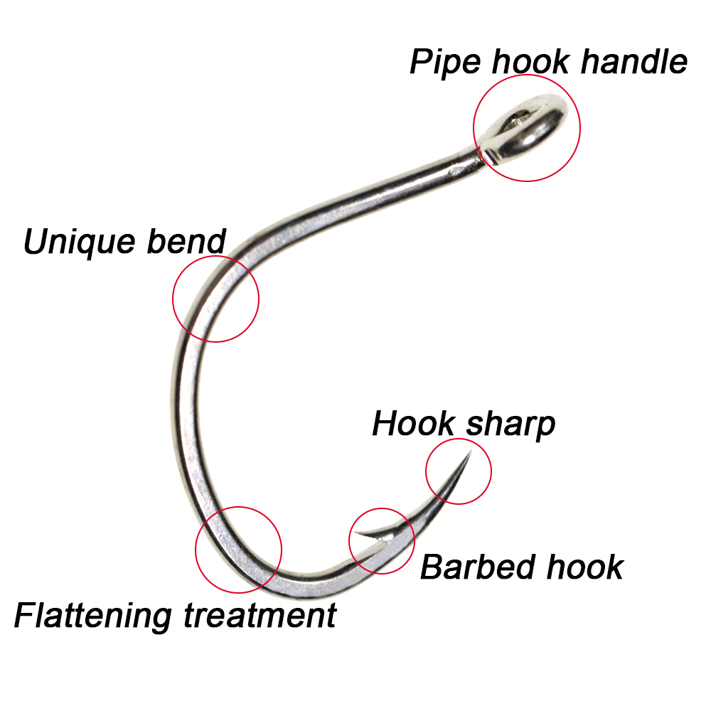 ICERIO 10PCS Matte Tin Coating - Fishing Hook Barbless のレビューと価格