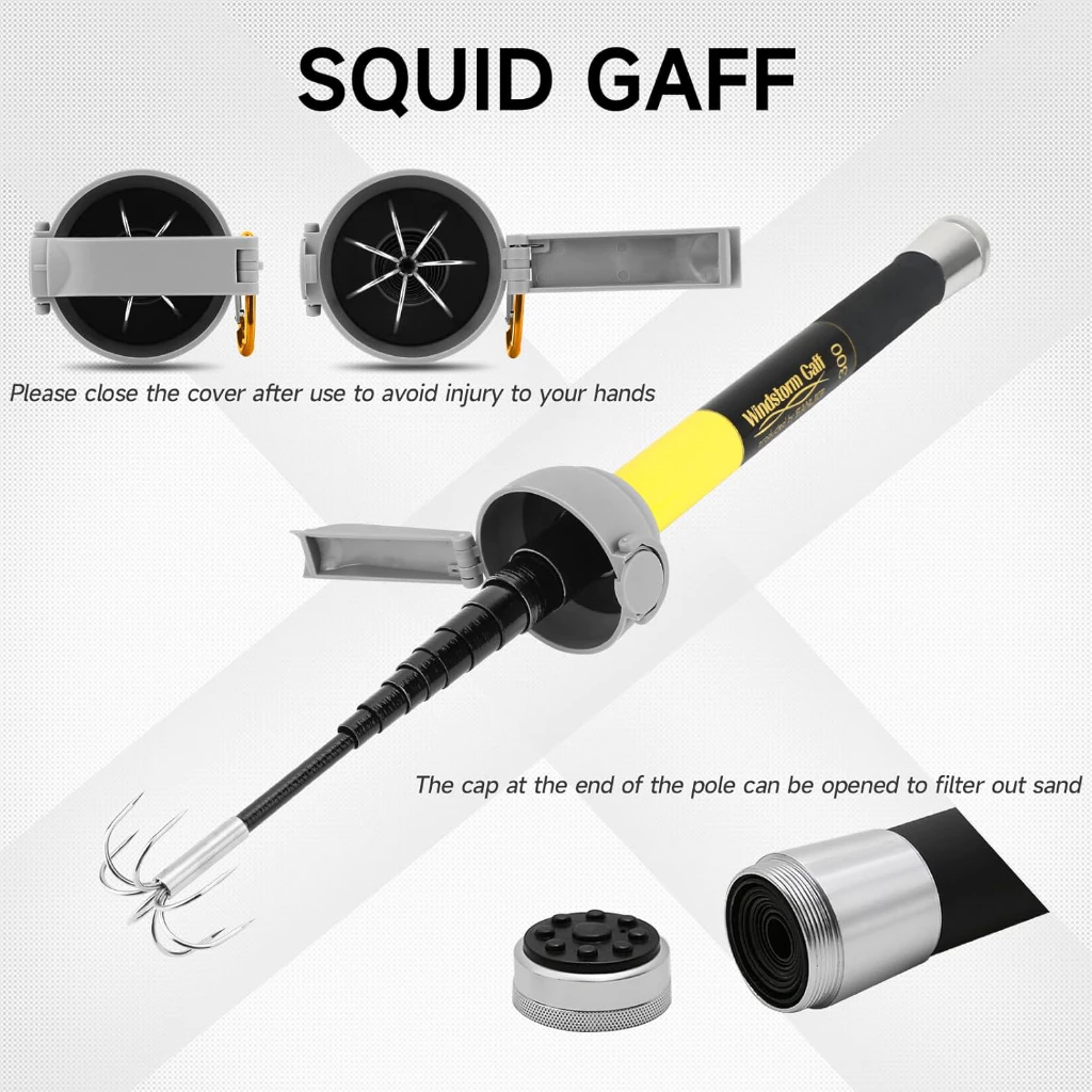 SANLIKE Fishing-Squid Gaff 3M/ - Fishing Hook Stainless Steel のレビューと価格