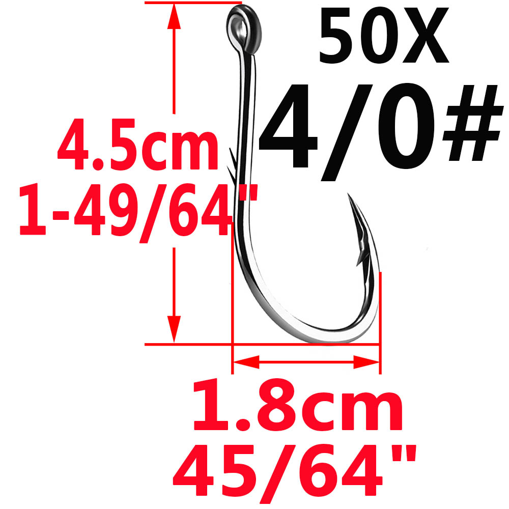 50pcs Iseama Circle Carp Eyed  - Fishing Hook Circle のレビューと価格
