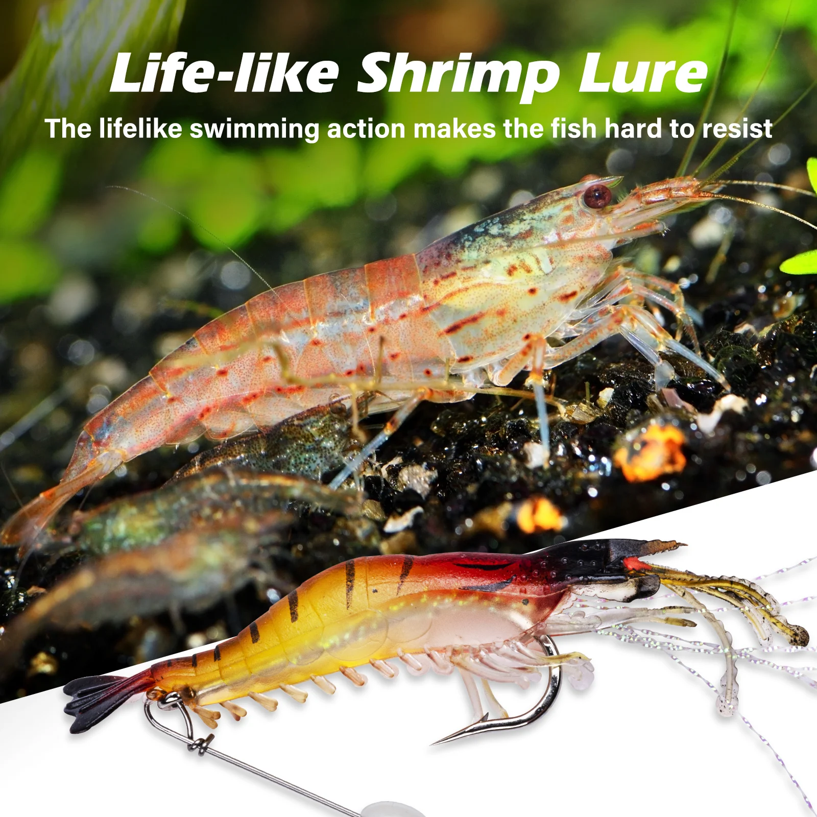 Goture Silicon Shrimp Fishing  - Fishing Hook Assortment のレビューと価格