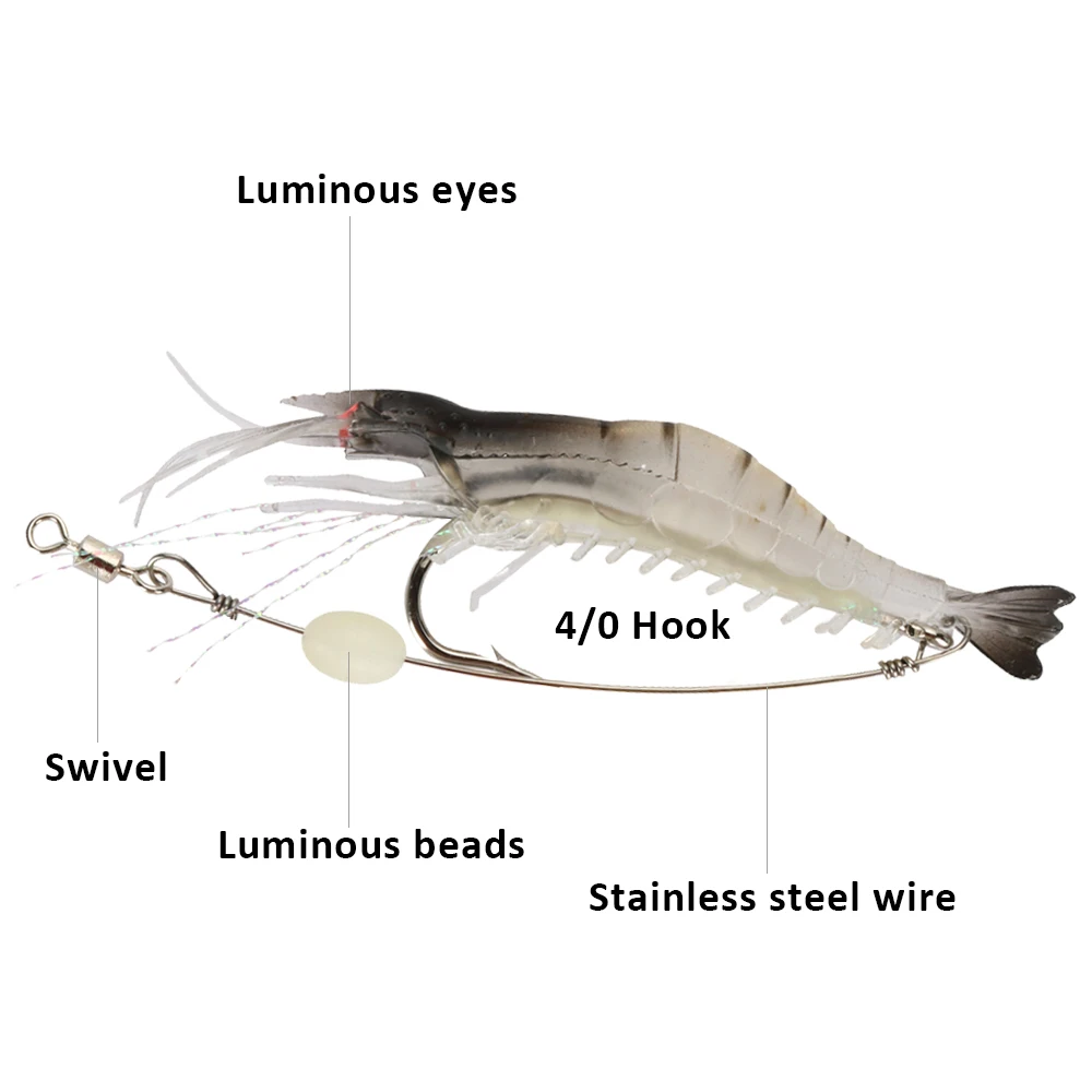 Goture Silicon Shrimp Fishing  - Fishing Hook Assortment のレビューと価格