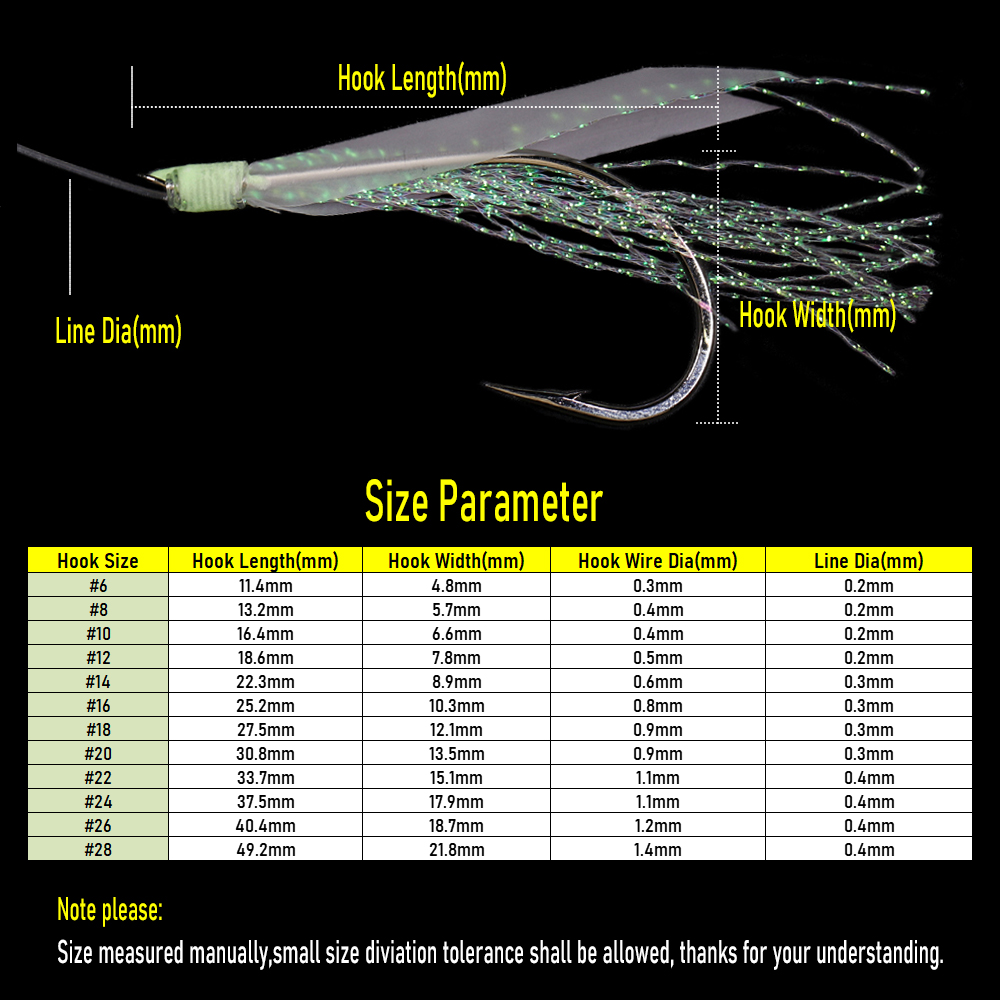 WIFREO 50pc Luminous Simulated - Fishing Hook Circle のレビューと価格