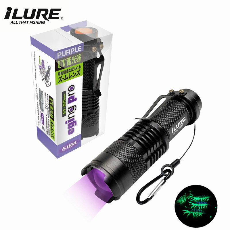 Mini UV Flashlight 395nm Ultra - Fishing Hook Jig のレビューと価格