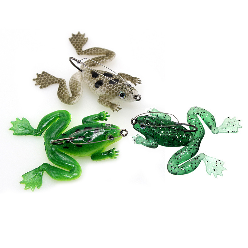 Weedless Soft Frog Lure With H - Fishing Hook Weedless のレビューと価格