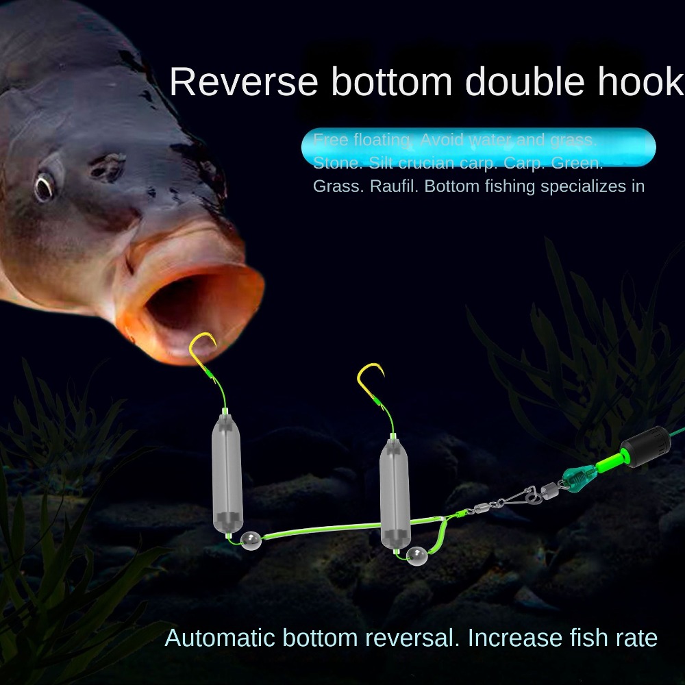 30pcs 2 size Fishing Hair Rigs - Fishing Hook Size のレビューと価格