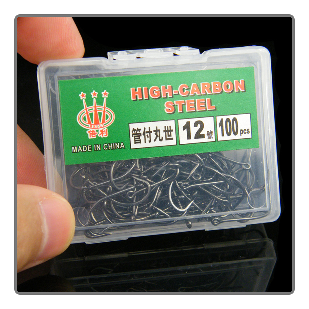 40-100Pcs per box Boxed fishho - Fishing Hook Barbless のレビューと価格