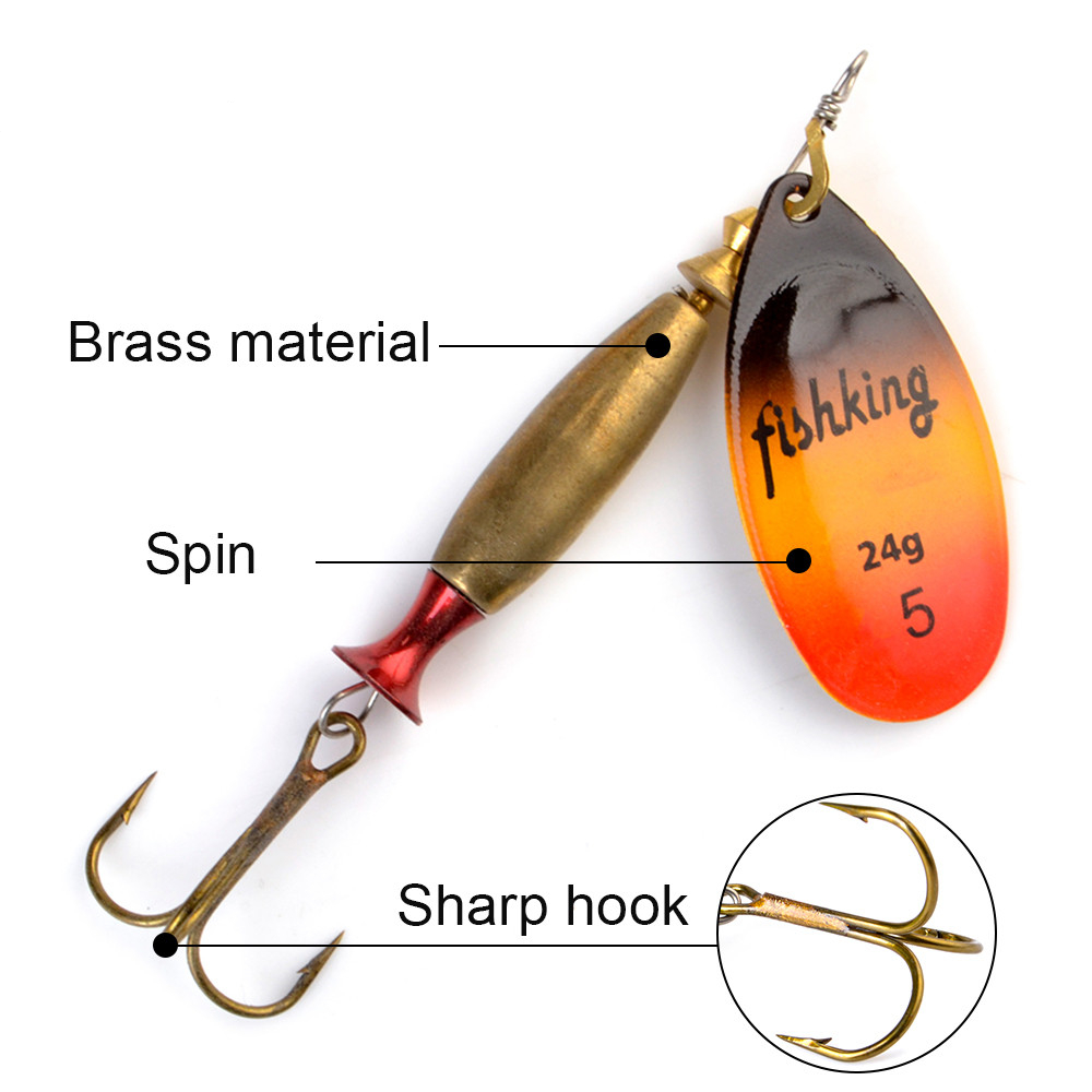 NGB Long Cast Spinner Bait Fis - Fishing Hook Treble のレビューと価格