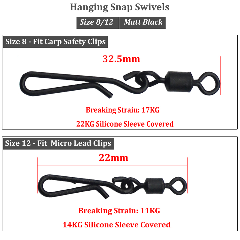 20PCS Carp Fishing Quick Chang - Fishing Hook Size のレビューと価格