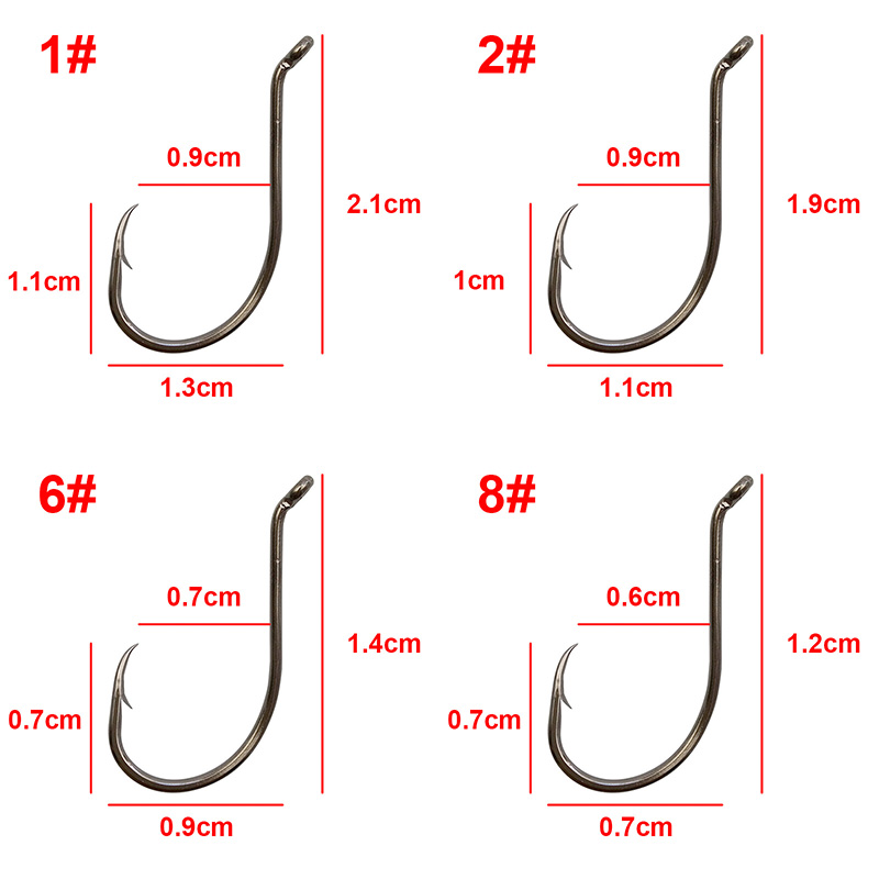 180pcs 8299 High Carbon Steel  - Fishing Hook Assortment のレビューと価格