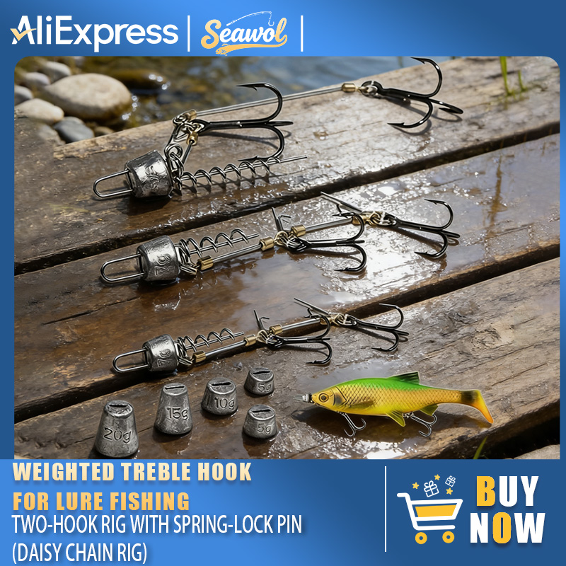 Fishing Hook Rigs Steel Leader - Fishing Hook Treble のレビューと価格