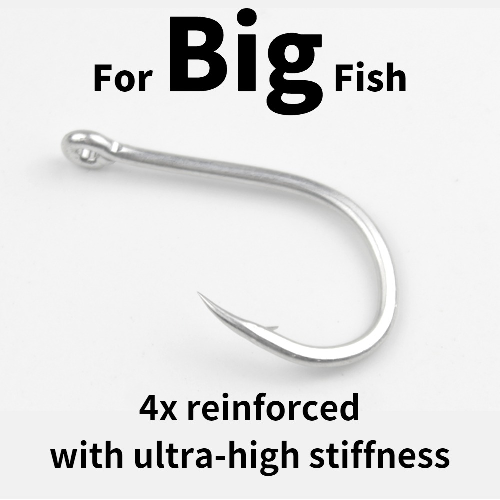 For Big Fish Barbed Fishing Ho - Fishing Hook Circle のレビューと価格