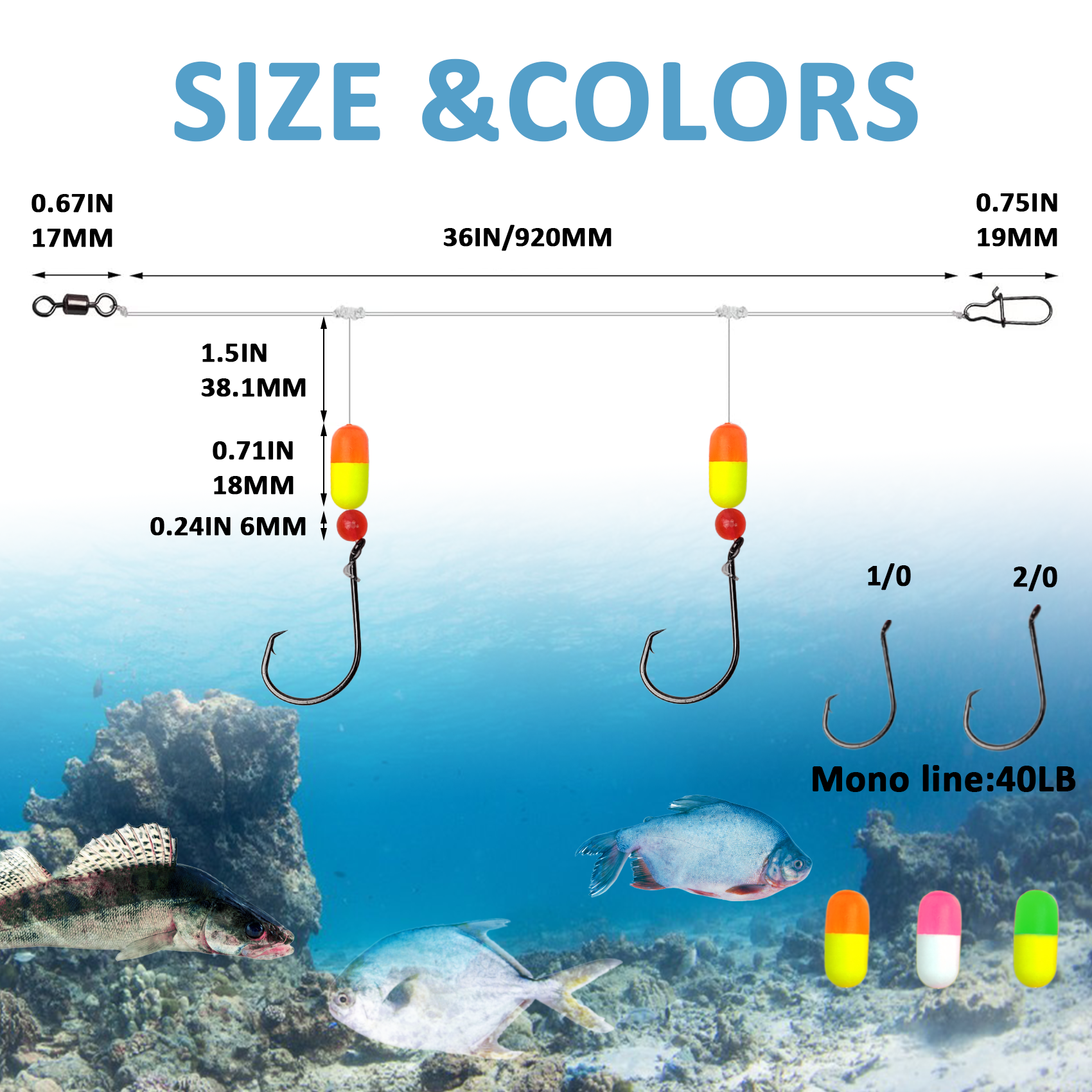 Aventik Pompano Rig Fishing Sa - Fishing Hook Circle のレビューと価格
