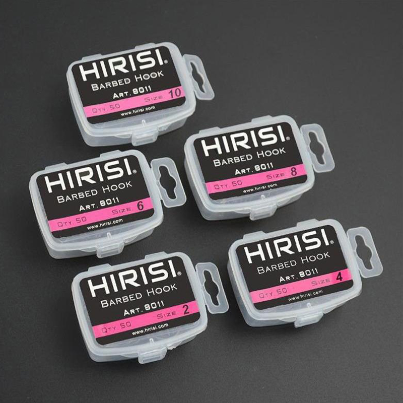New Hirisi 50pcs Boxed Hooks B - Fishing Hook Box のレビューと価格
