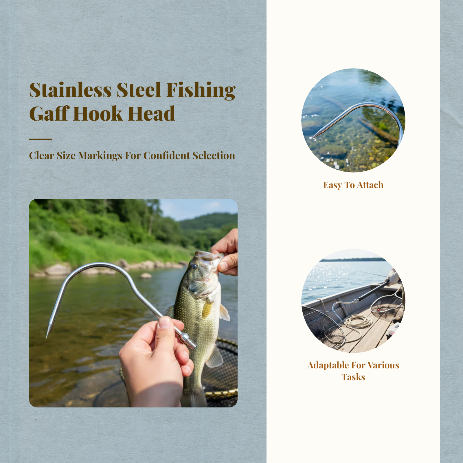 Fishing Sickle Head Stainless  - Fishing Hook Stainless Steel のレビューと価格