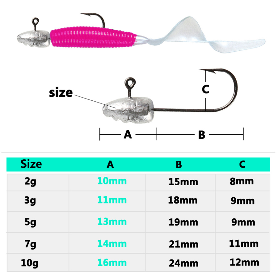 Exposed Oval Jig Head Jig Hook - Fishing Hook Assortment のレビューと価格