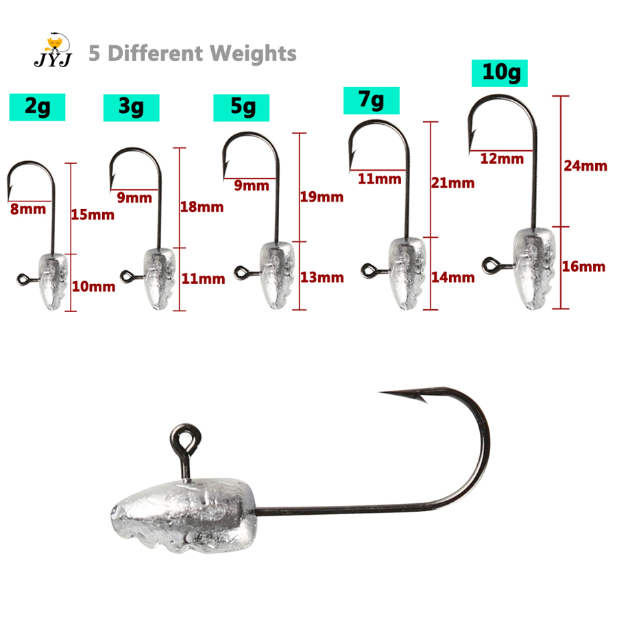 Exposed Oval Jig Head Jig Hook - Fishing Hook Assortment のレビューと価格