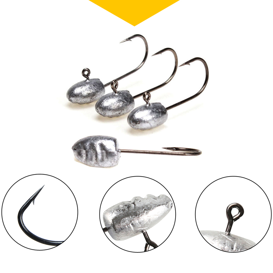 Exposed Oval Jig Head Jig Hook - Fishing Hook Assortment のレビューと価格