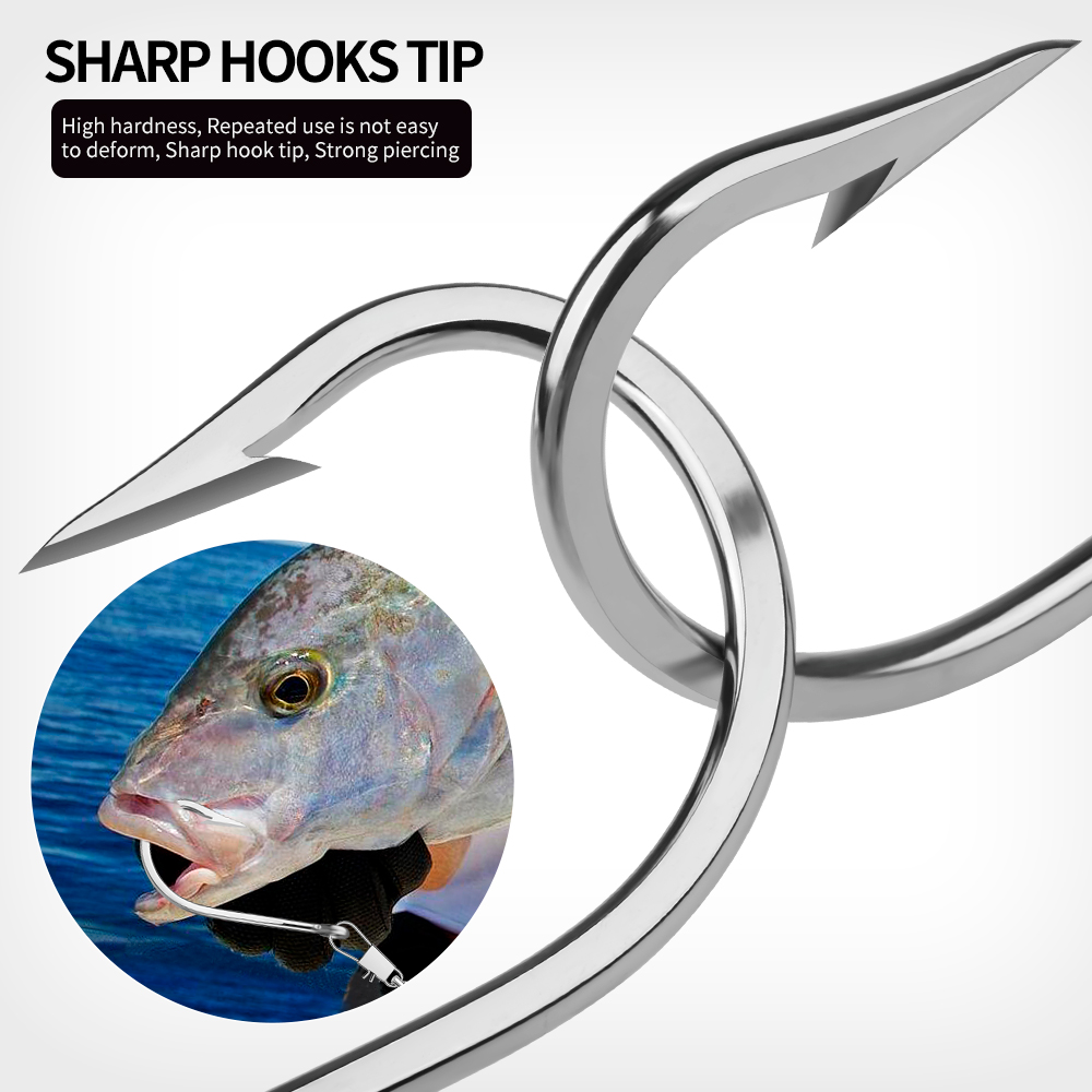 PROBEROS 5pcs Stainless Steel  - Fishing Hook Circle のレビューと価格
