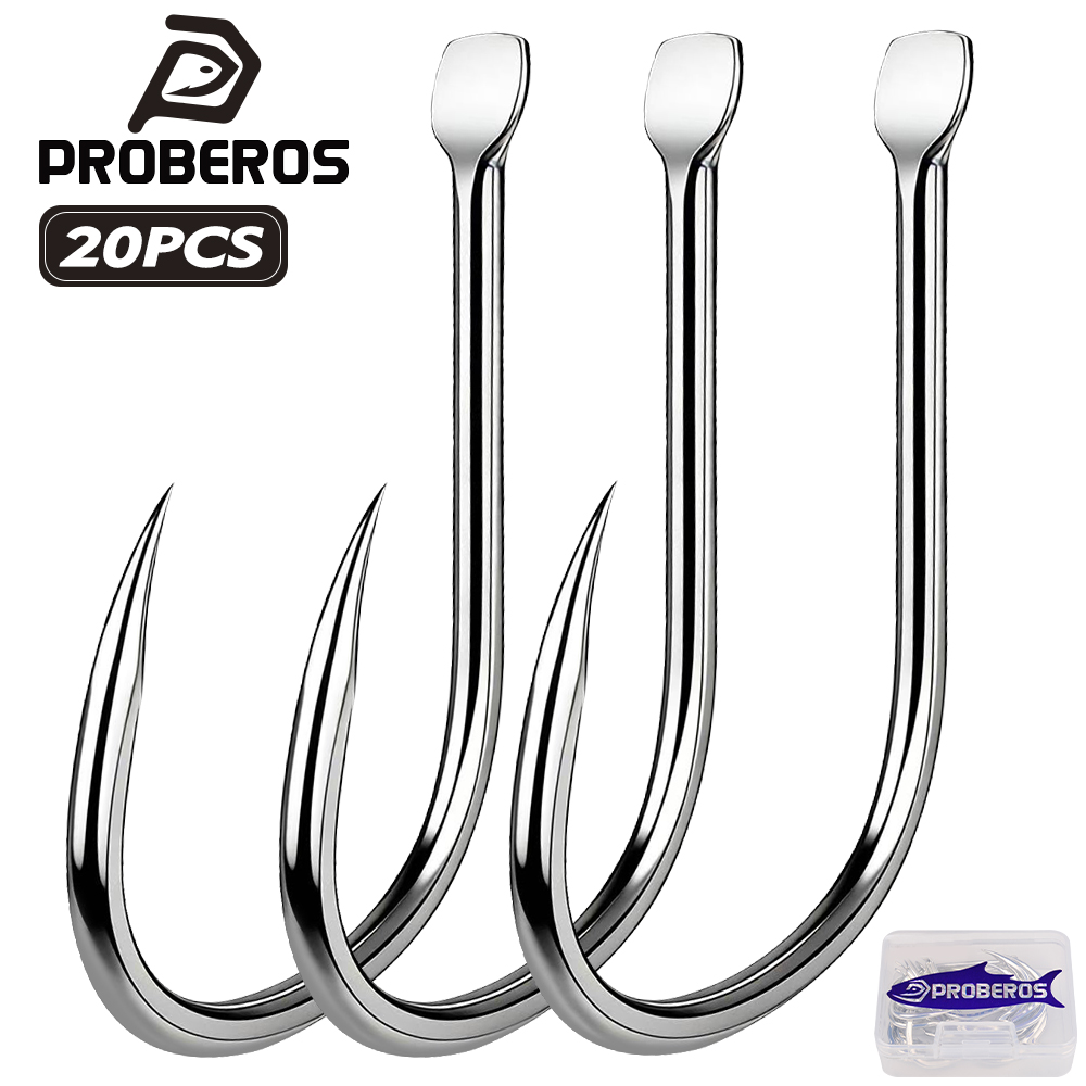 Proberos 20PCS/BOX High Carbon - Fishing Hook Circle のレビューと価格