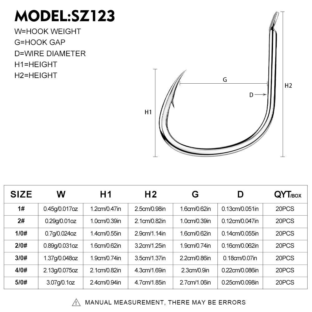 Proberos 20PCS/BOX High Carbon - Fishing Hook Circle のレビューと価格