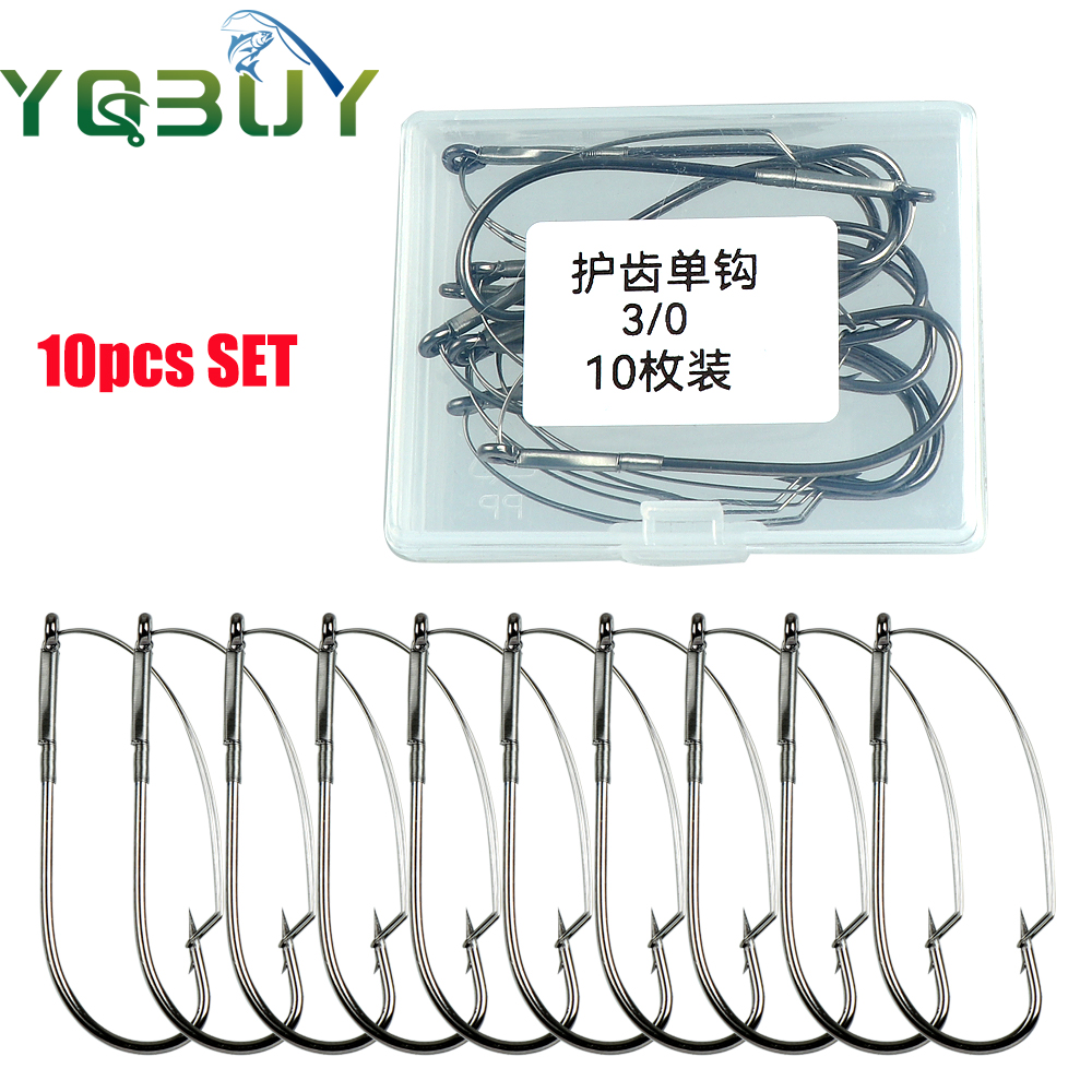 10Pcs/box Fishing Wacky Weedle - Fishing Hook Weedless のレビューと価格