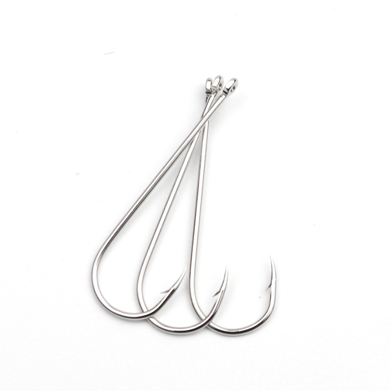 50pcs Long Shank Saltwater Cir - Fishing Hook Circle のレビューと価格
