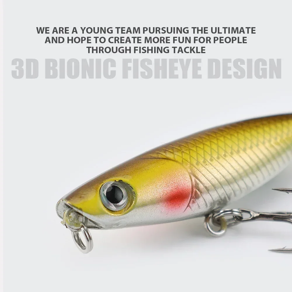 45mm 1.9g 1pcs Zigzag Dog Penc - Fishing Hook Treble のレビューと価格