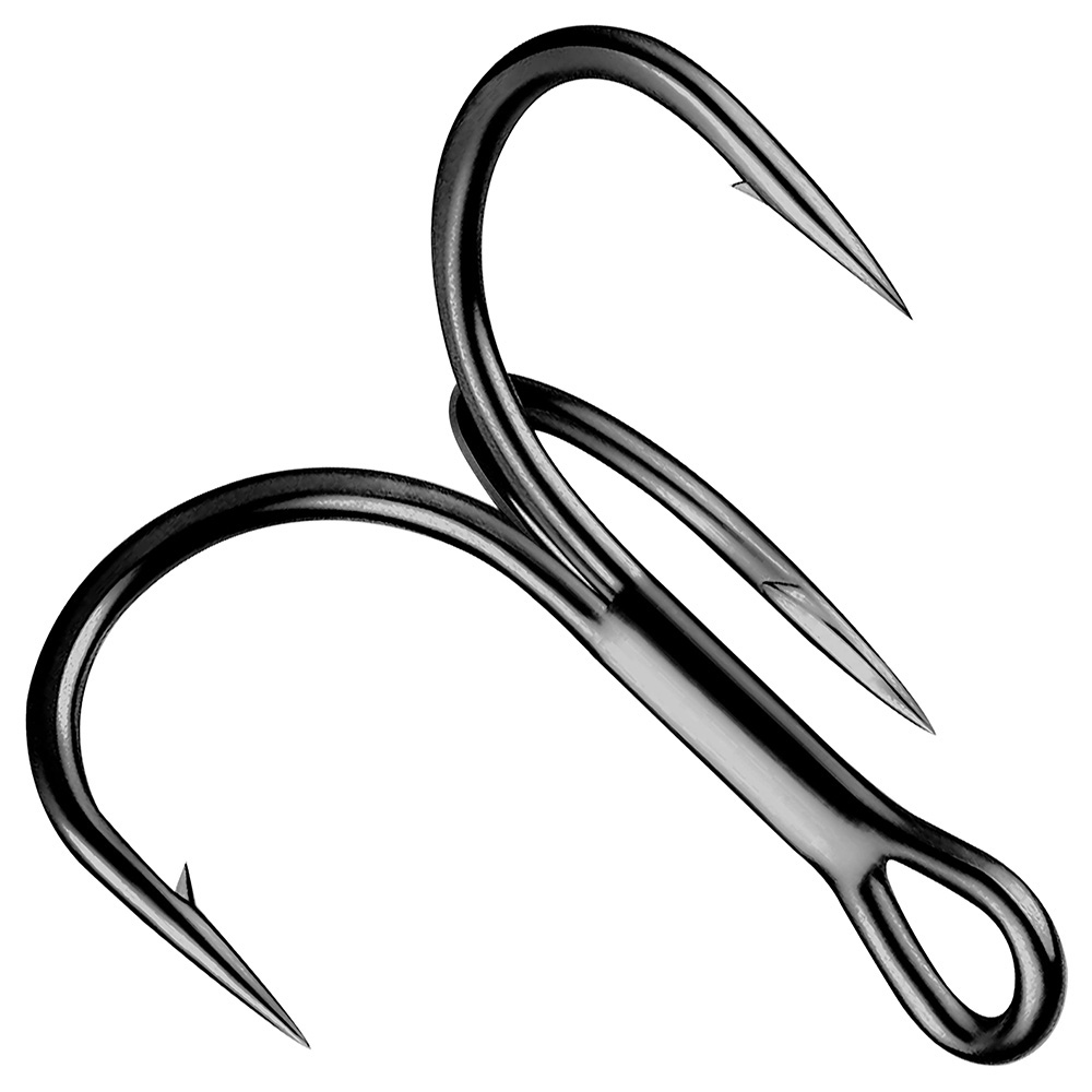Huge Treble Hooks 4X Strong 1# - Fishing Hook Offset のレビューと価格