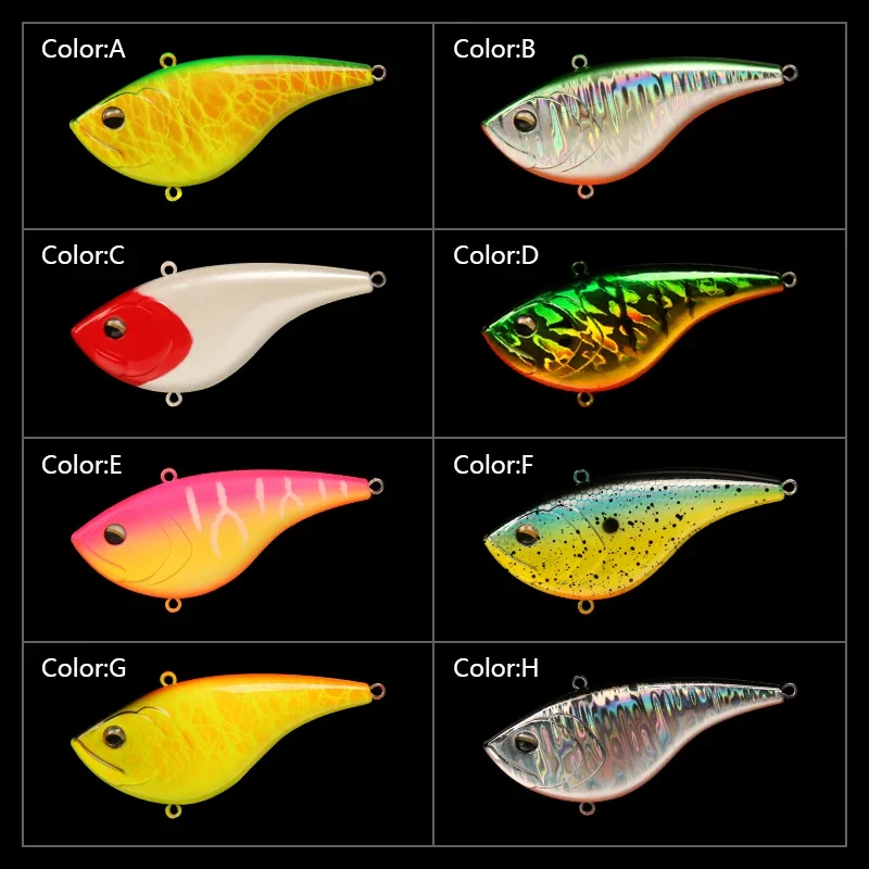 21g/78mm VIB Fishing Lure Arti - Fishing Hook Treble のレビューと価格