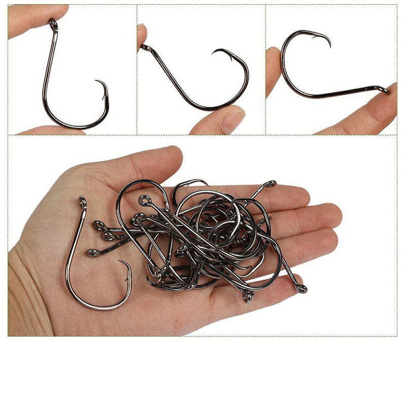 100 pcs Octopus Offset Sport C - Fishing Hook Circle のレビューと価格