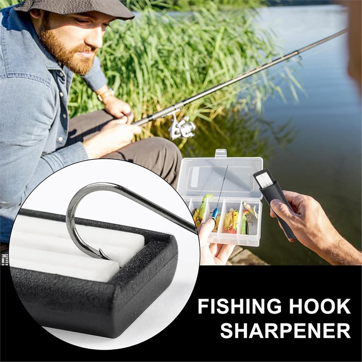 Fishing Hook Sharpener - Compa - Fishing Hook Sharpener のレビューと価格
