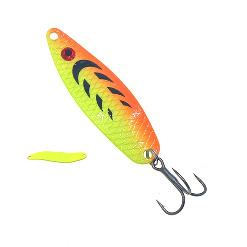 Fishing Lure Metal Spoons Hard - Fishing Hook Treble のレビューと価格