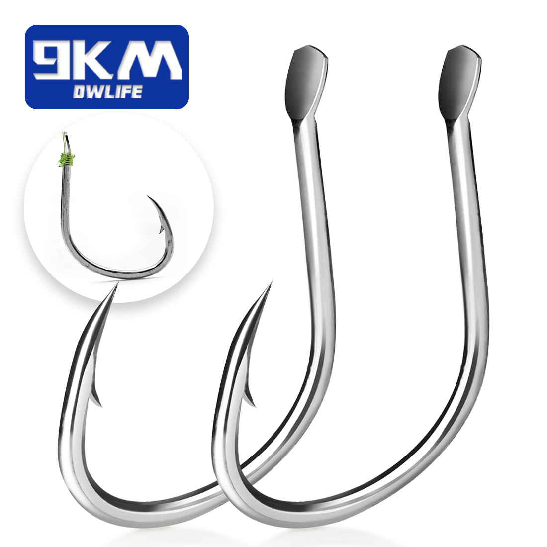9KM Live Bait Hooks Saltwater  - Fishing Hook Circle のレビューと価格