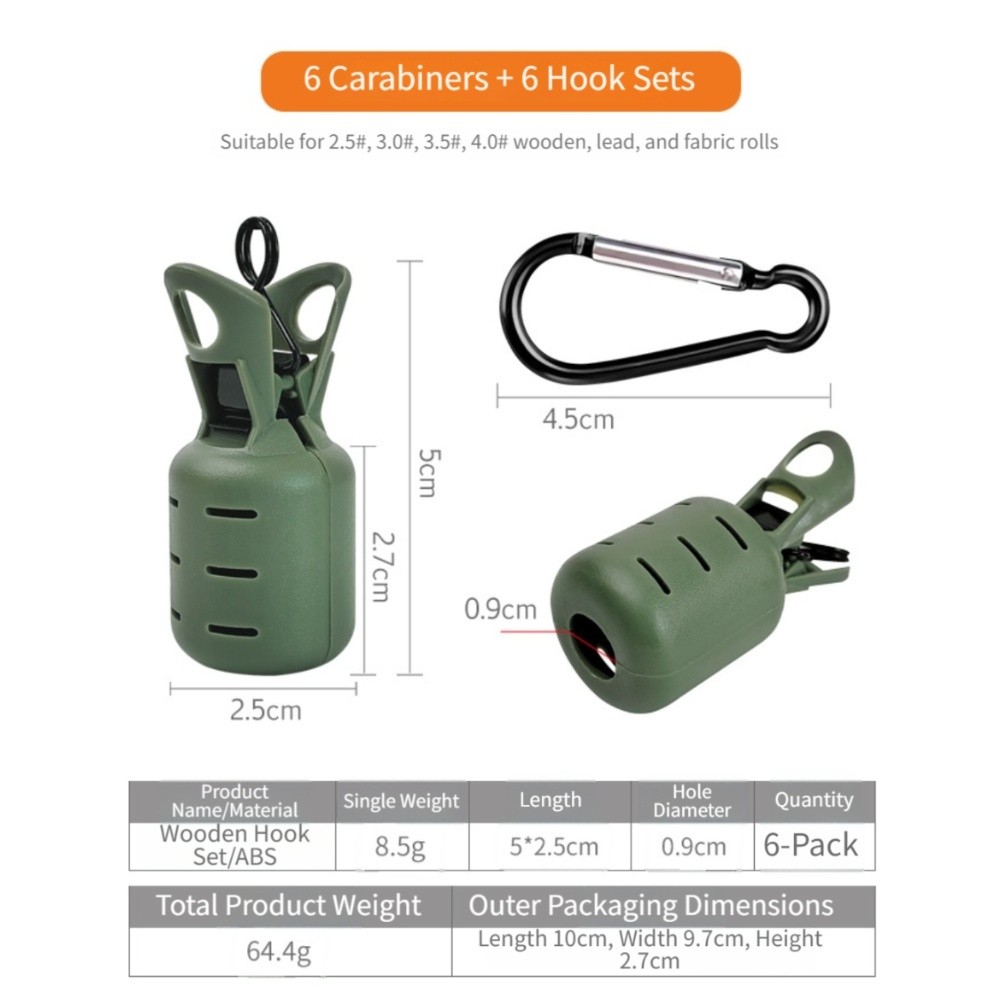 Fishing Lure Carabiner Wooden  - Fishing Hook のレビューと価格