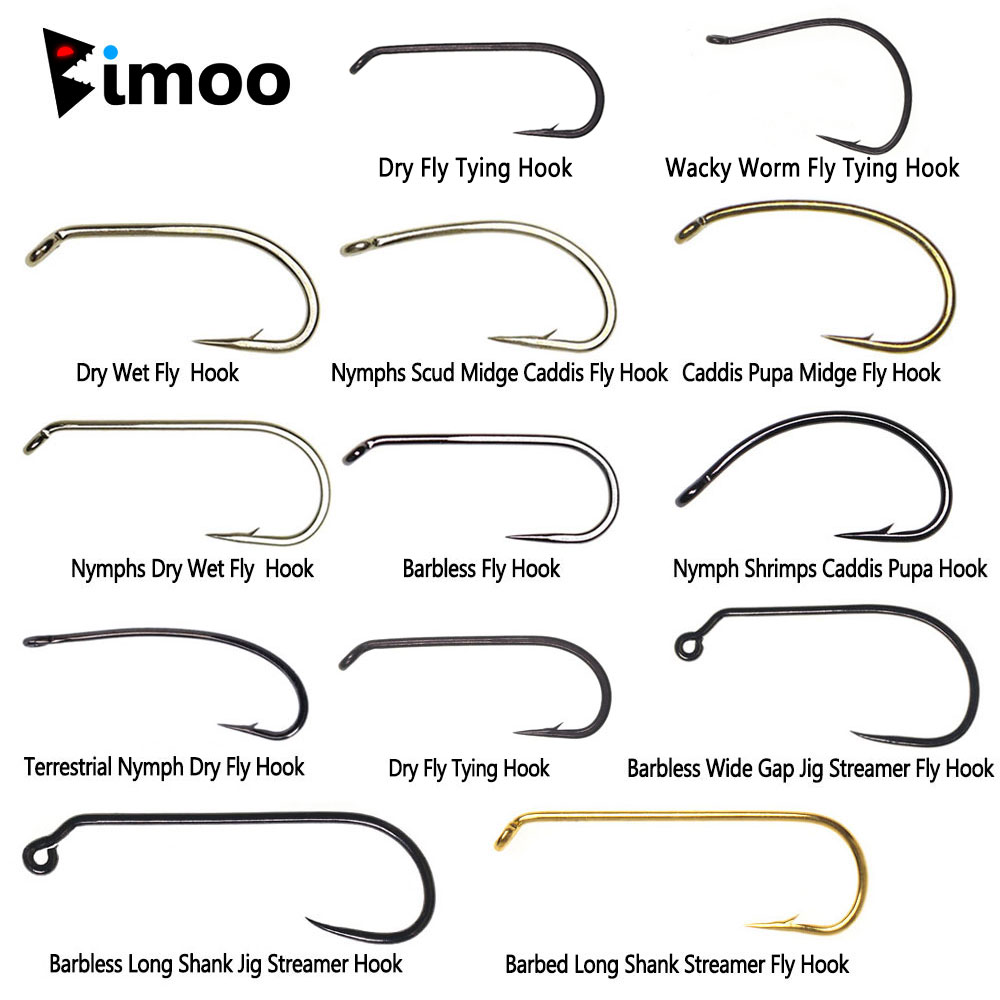 Bimoo 100PCS 1#~22# Barbed & B - Fishing Hook Barbless のレビューと価格