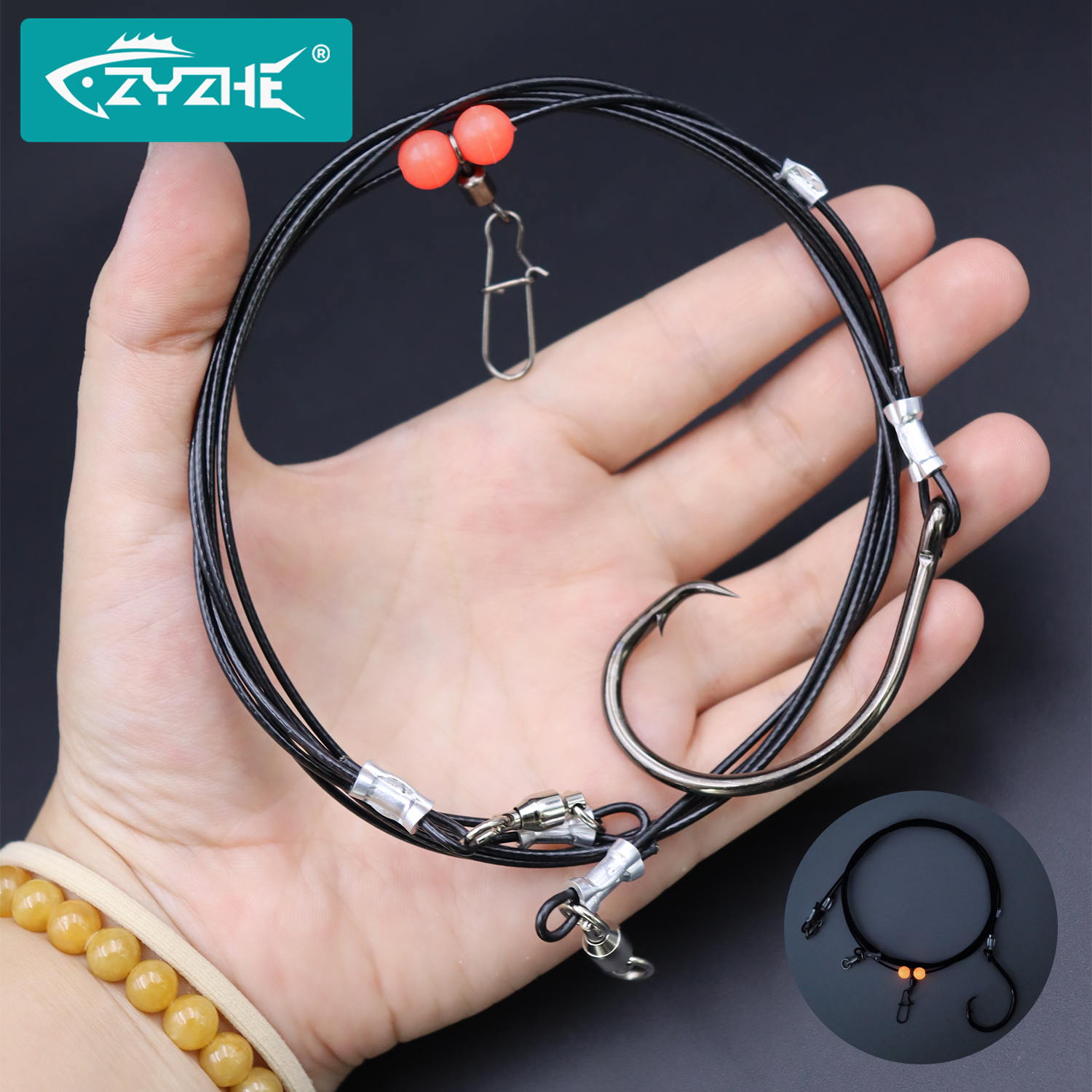 ZYZHE 1pc Sea Fishing Rigs Wit - Fishing Hook Circle のレビューと価格