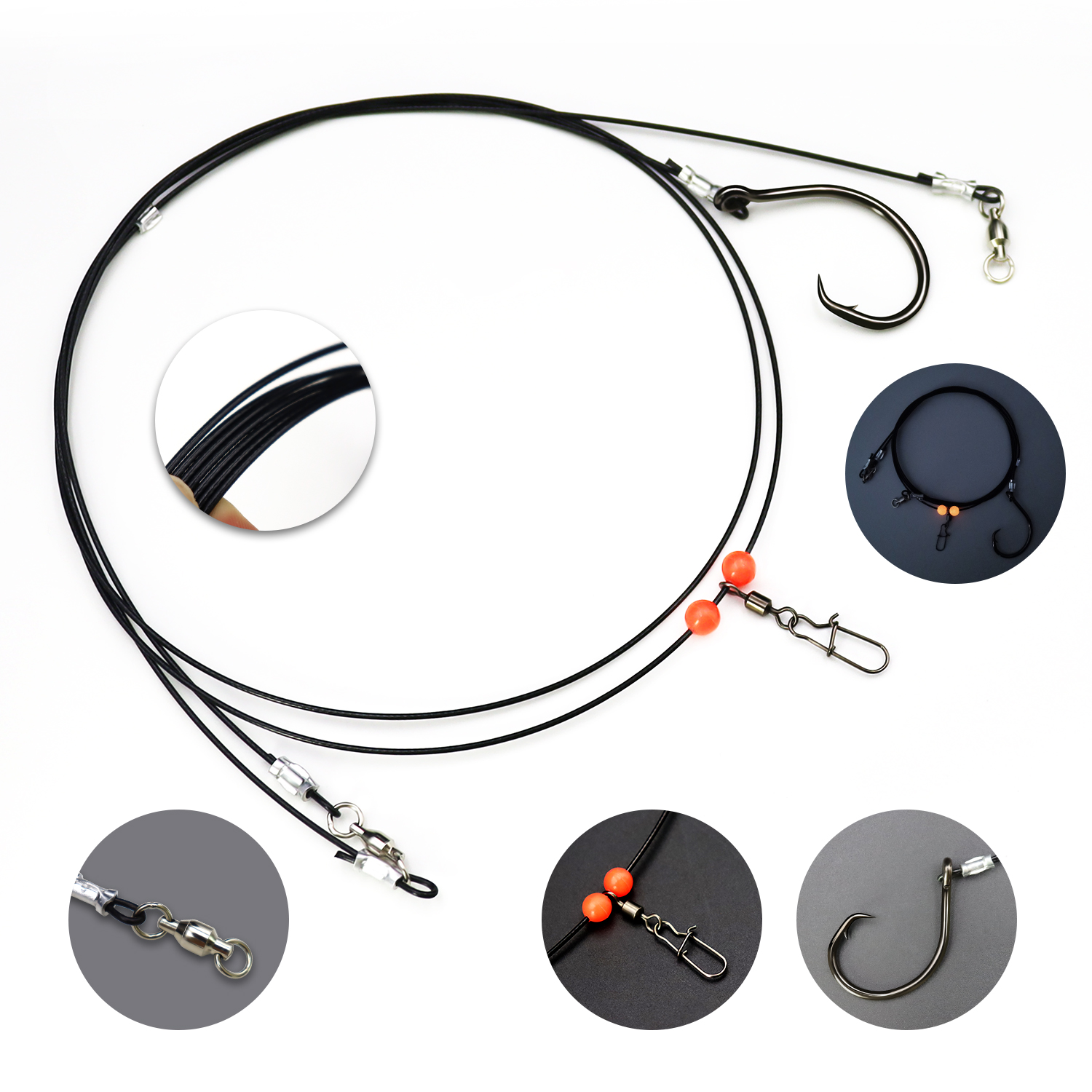 ZYZHE 1pc Sea Fishing Rigs Wit - Fishing Hook Circle のレビューと価格