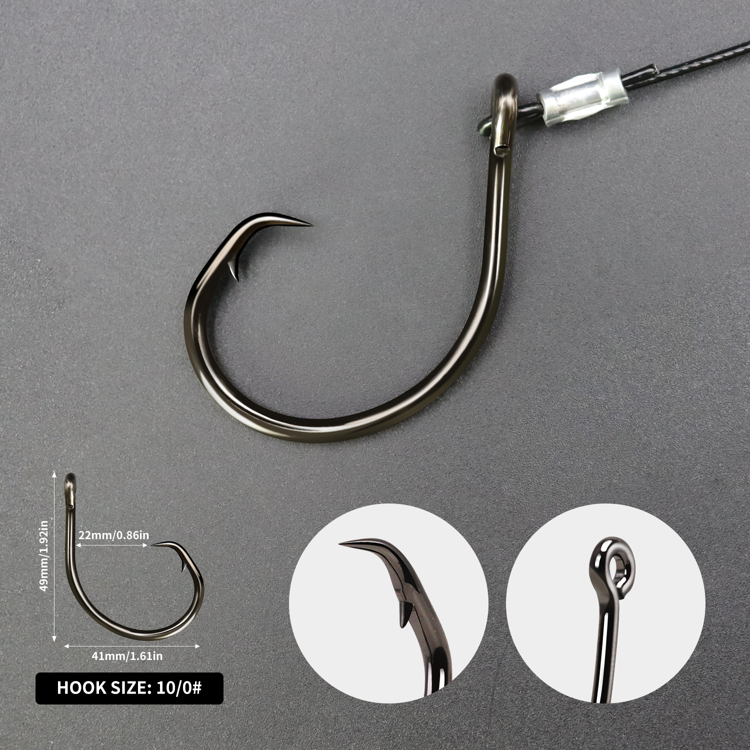 ZYZHE 1pc Sea Fishing Rigs Wit - Fishing Hook Circle のレビューと価格