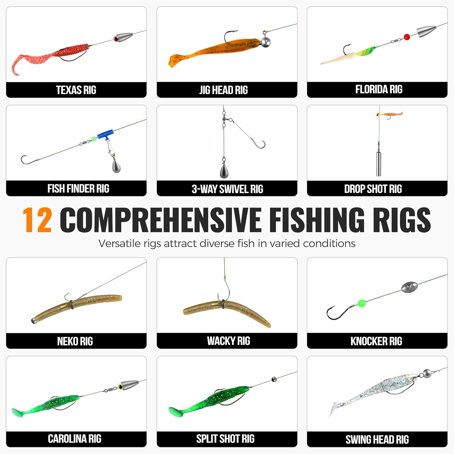 187pcs Fishing Accessories Kit - Fishing Hook Box のレビューと価格
